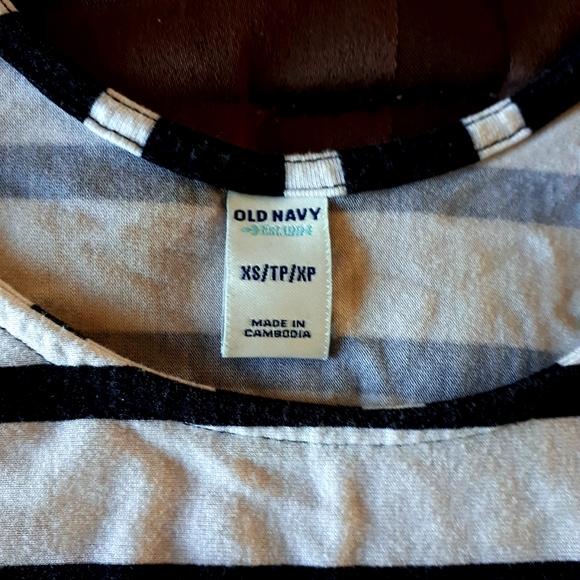 Black & White Striped Maxi Dress - Size XS - Picture 3 of 3